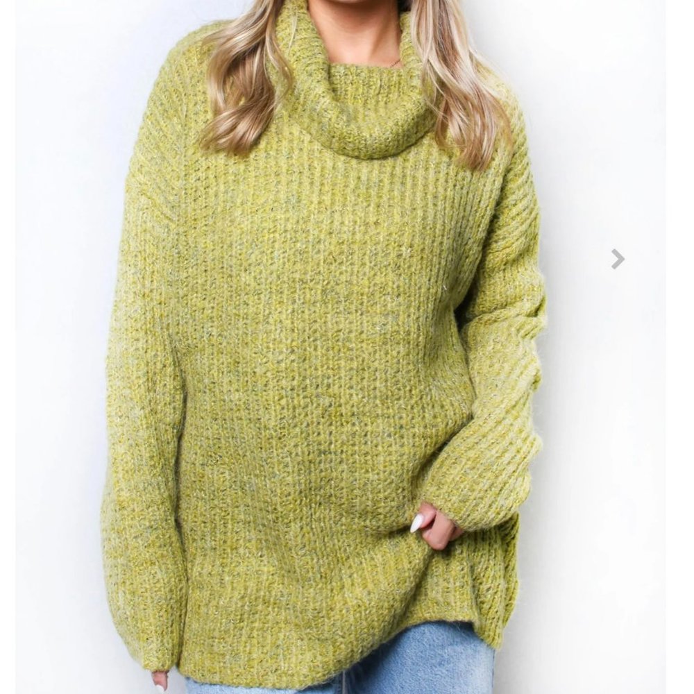 NWT! StitchDrop Fireside Sweater in Pear